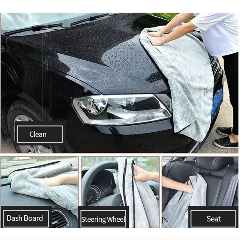 Mikrofaser Autowäsche Tuch – Super saugfähig & kratzfrei