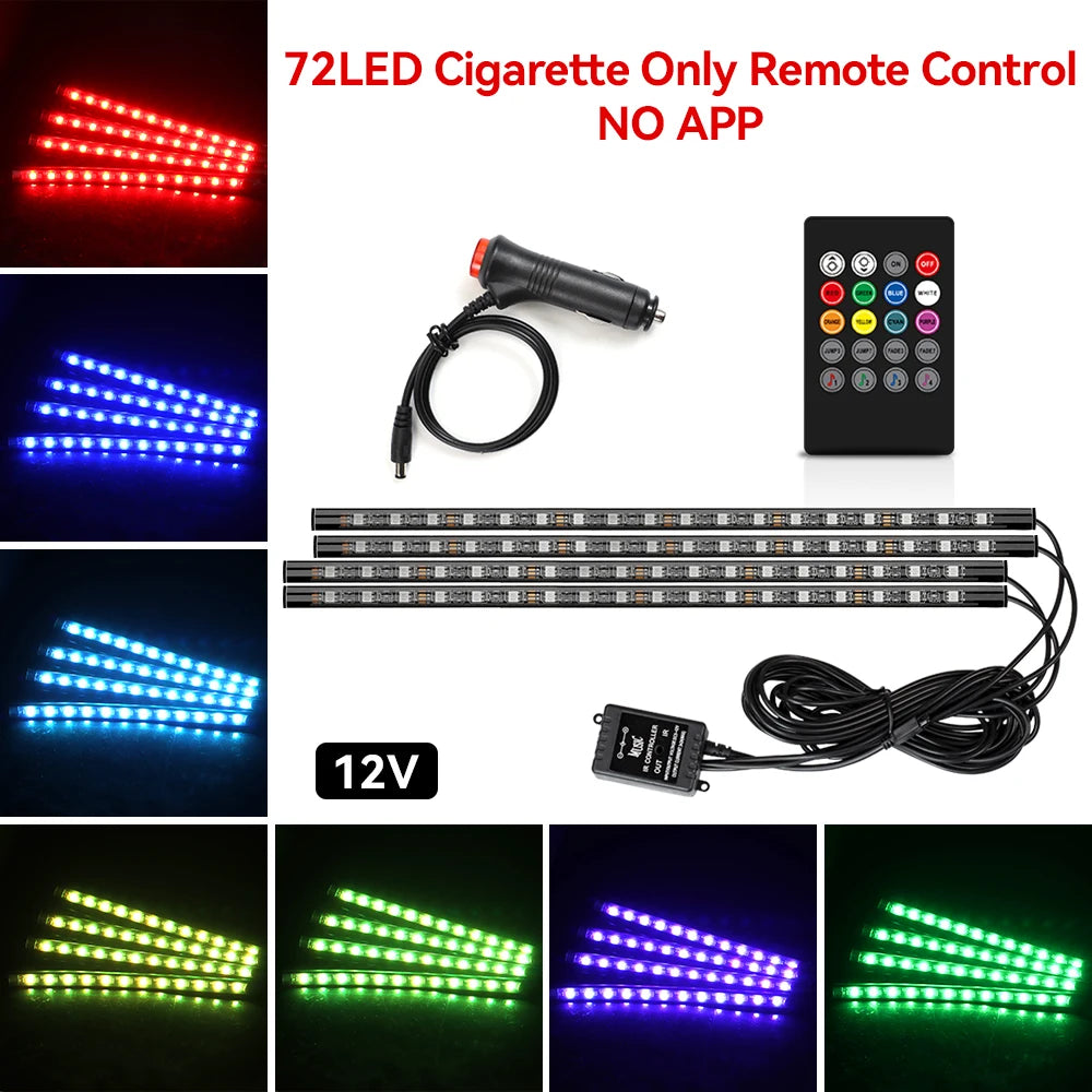 DRIVYX DriveGlow Kit – RGB LED Innenraumbeleuchtung fürs Auto