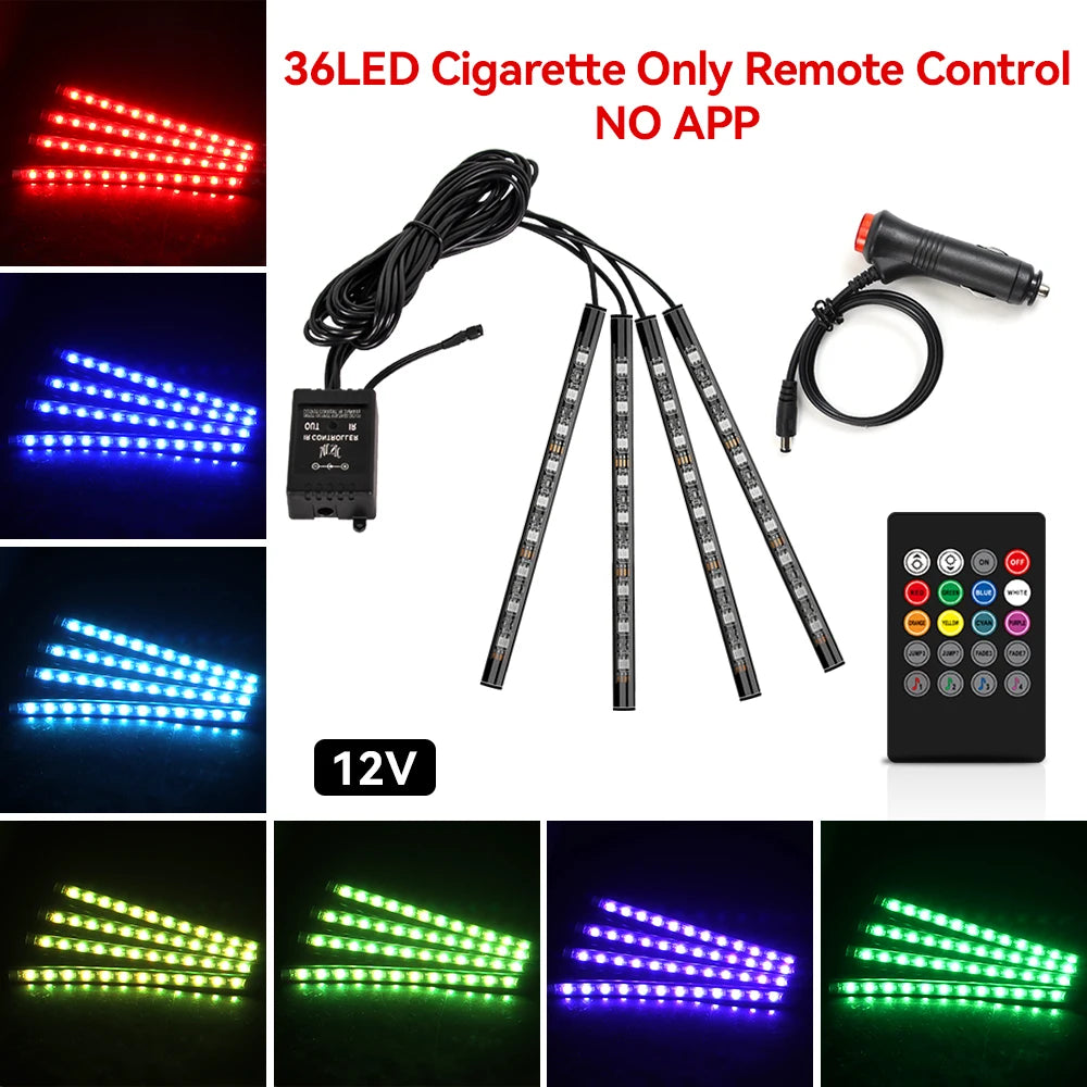DRIVYX DriveGlow Kit – RGB LED Innenraumbeleuchtung fürs Auto