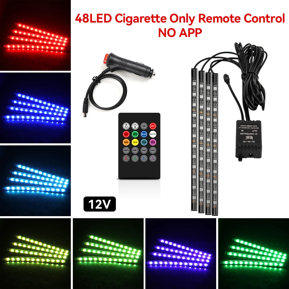 DRIVYX DriveGlow Kit – RGB LED Innenraumbeleuchtung fürs Auto