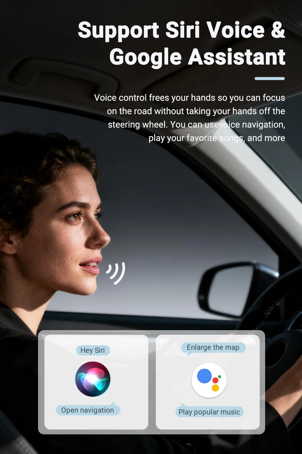 Wireless CarPlay & Android Auto Adapter – Kabellos per USB Dongle