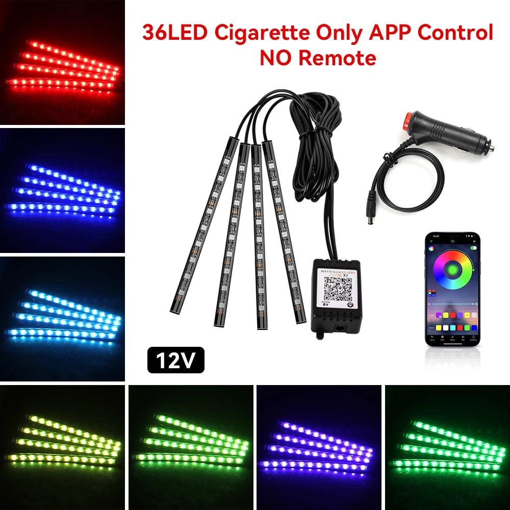 DRIVYX DriveGlow Kit – RGB LED Innenraumbeleuchtung fürs Auto