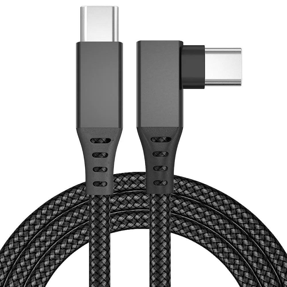 USB-C Schnellladekabel 90° – 20 Gbps